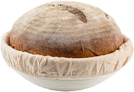 Photo 1 of 9 inch Round Bread Banneton Proofing Basket & Liner SUGUS HOUSE  
