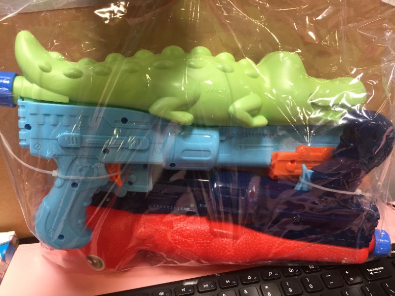 Photo 2 of 2 pack plastic water gun kids toy