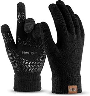 Photo 1 of Winter Knit Gloves For Men And Women, Touch Screen Texting Soft LARGE
