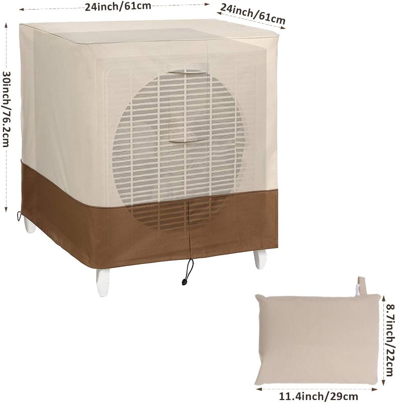 Photo 1 of cenryusa Air Conditioner Cover for Outside Units, Heavy Duty Fits up to 24x24x30 inches
