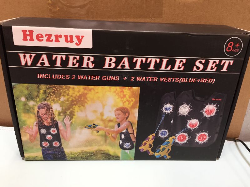 Photo 1 of Water Guns & Water Activated Vests 8+ years olds