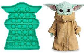 Photo 1 of 2 pack baby Yoda POP bubble sensory toy 