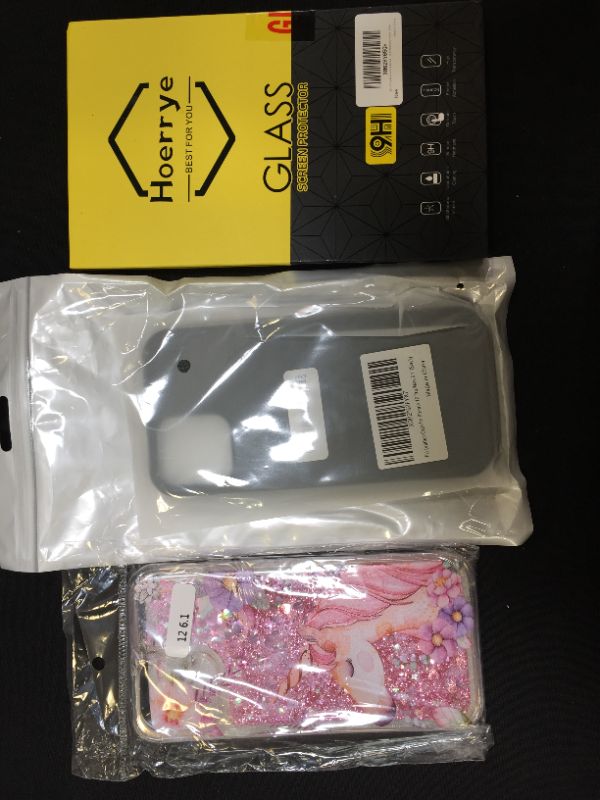 Photo 1 of 2 iphone 12 pro cases, screen protectors w/ 3 pack camera lens protector12 pro max 