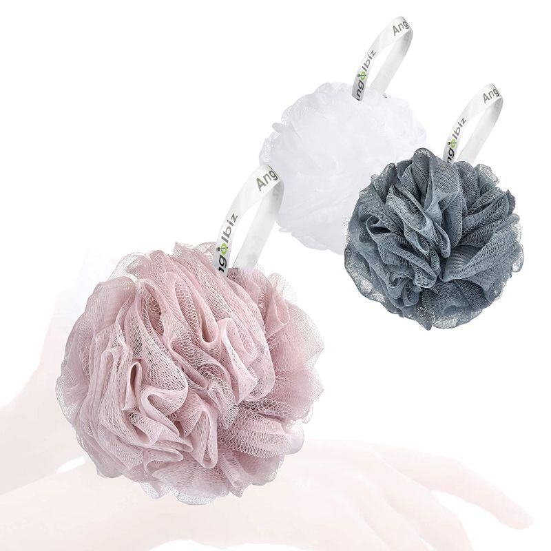 Photo 1 of 2 Large Bath Shower Exfoliating Loofah pack of 3