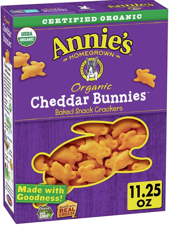Photo 1 of Annie's Organic Cheddar Bunnies Baked Snack Crackers, 11.25 oz 4 boxes 