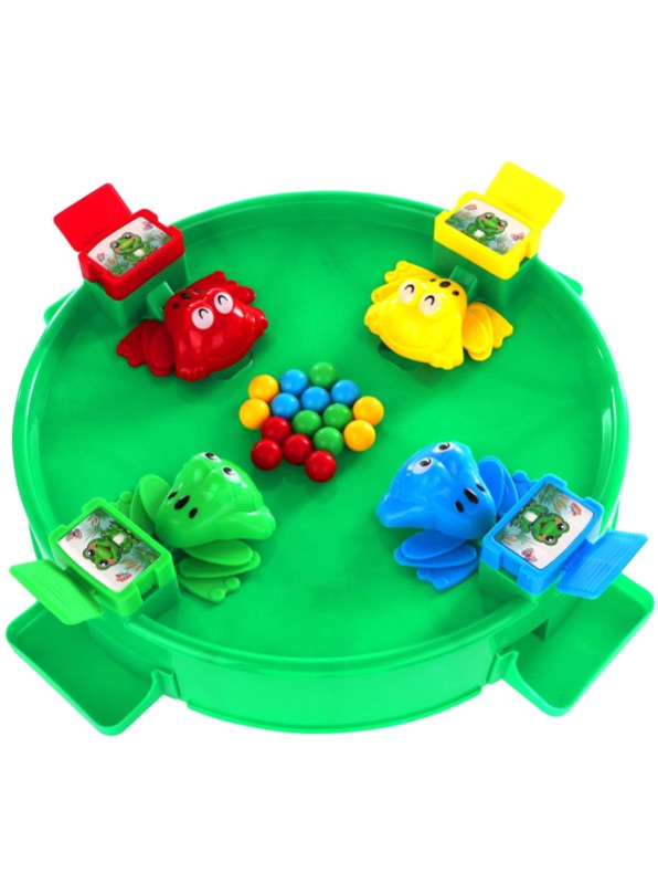 Photo 1 of DEJIMAX Hungry Frog Scramble Board Game for Peas Toy Crazy Frog Grab Eat Beans Children Toys Interactive Game Table Electric Toys Kids Gifts Puzzle Parent-Child Game Toys