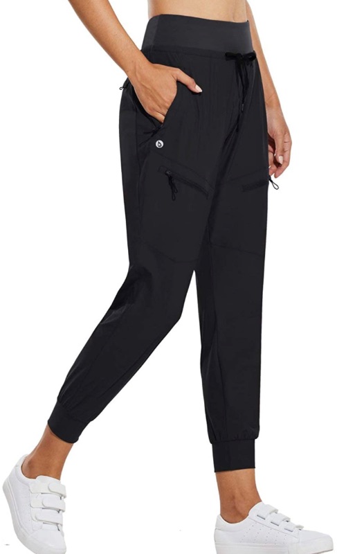 Photo 1 of BALEAF Women's Lightweight Jogger Hiking Pants with Zipper Pockets High Waist Quick Dry size xS