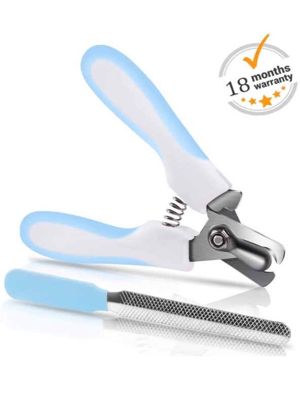 Photo 2 of AIBORS Dog Nail Clippers, Professional Stainless Pets Nail Clippers and Trimmer Suitable for Dogs Under 20 Pounds and All Cats