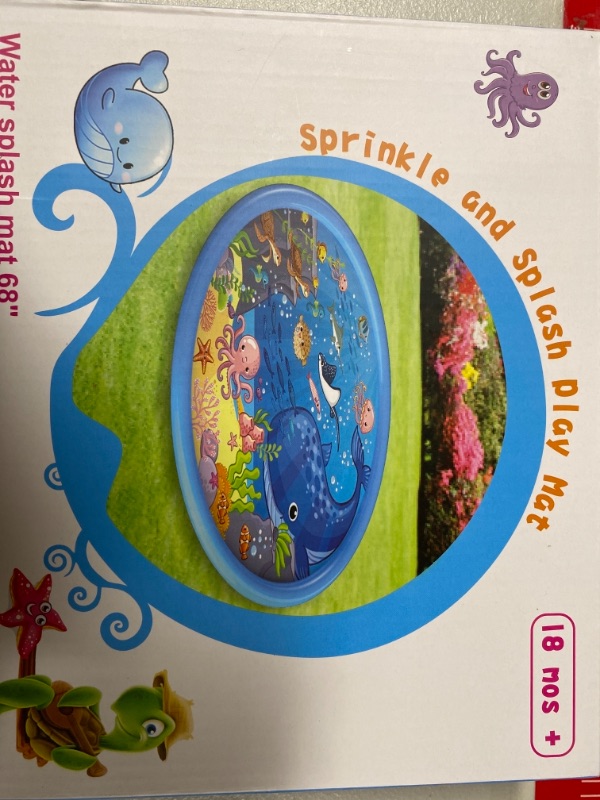 Photo 1 of Sprinkle and splash play mat under the sea 68 inches 
