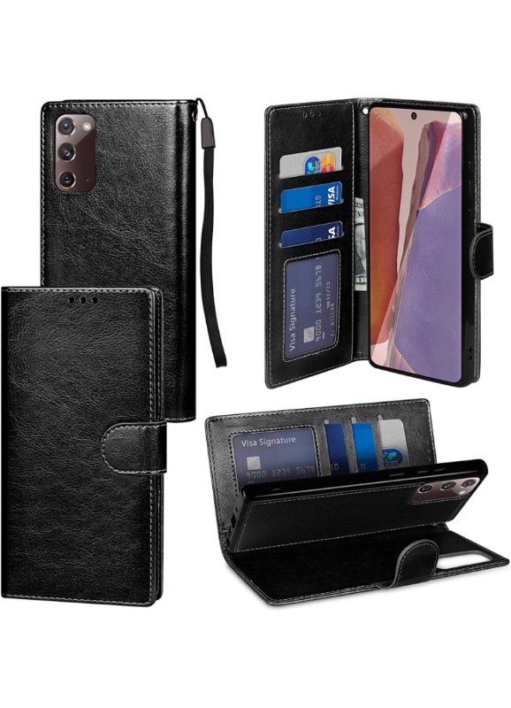 Photo 1 of Jelanry Galaxy Note 20 5G Case, Note 20 Wallet Case with Card Holder 2 in 1 Protective Shell Shockproof Anti-Scratches Cover Non-Slip Bumper PU Leather Flip Case for Samsung Galaxy Note 20 5G Black

CDC Vaccine Card Holder Leather with Lanyard CDC Vaccina