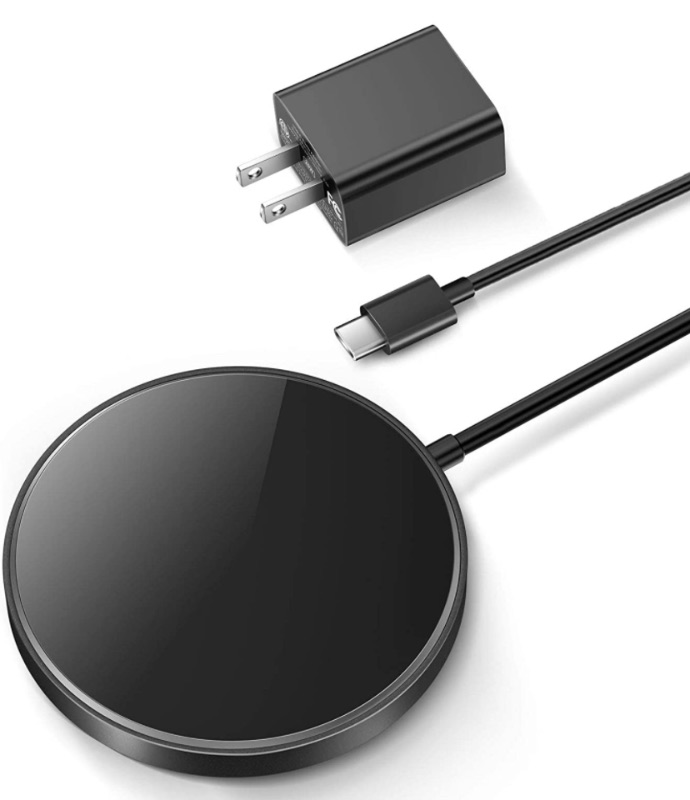 Photo 1 of soft foot 20w usb-c power adapter magnetic wireless charger. Picture for likeness only