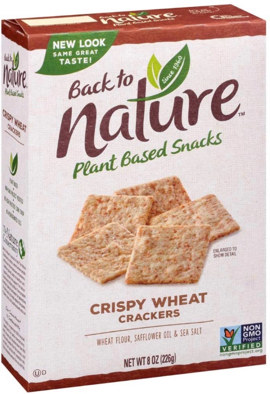 Photo 1 of Back to Nature Crackers, Non-GMO Crispy Wheat, 8 Ounce 7 boxes best by 10/2021