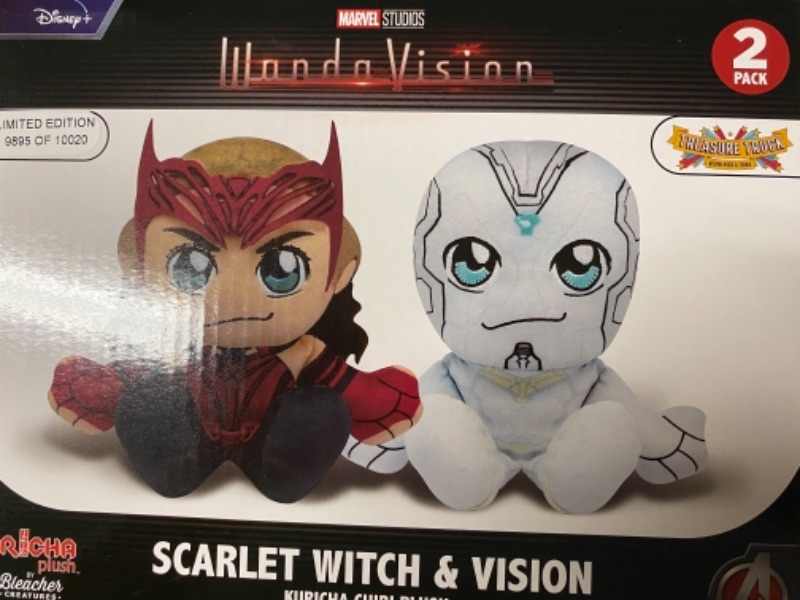 Photo 1 of Bleacher Creatures Power of Marvel Kuricha Bundle: Vision and Scarlet Witch