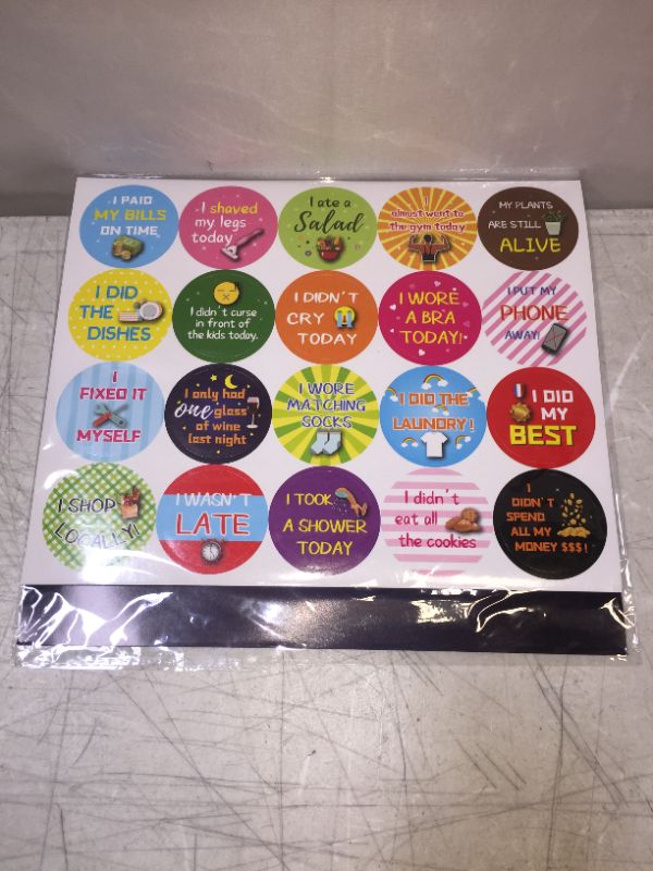 Photo 1 of 200 Adulting Stickers Funny Reward Sticker for Adults Achievement Gag Gift for White Elephant Coworkers Friends