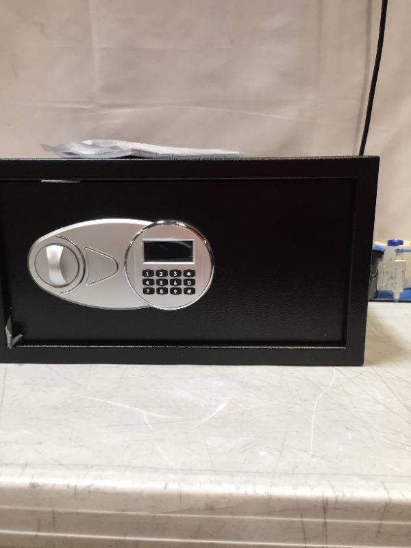 Photo 2 of Amazon Basics Steel Security Safe with Programmable Electronic Keypad - Secure Cash