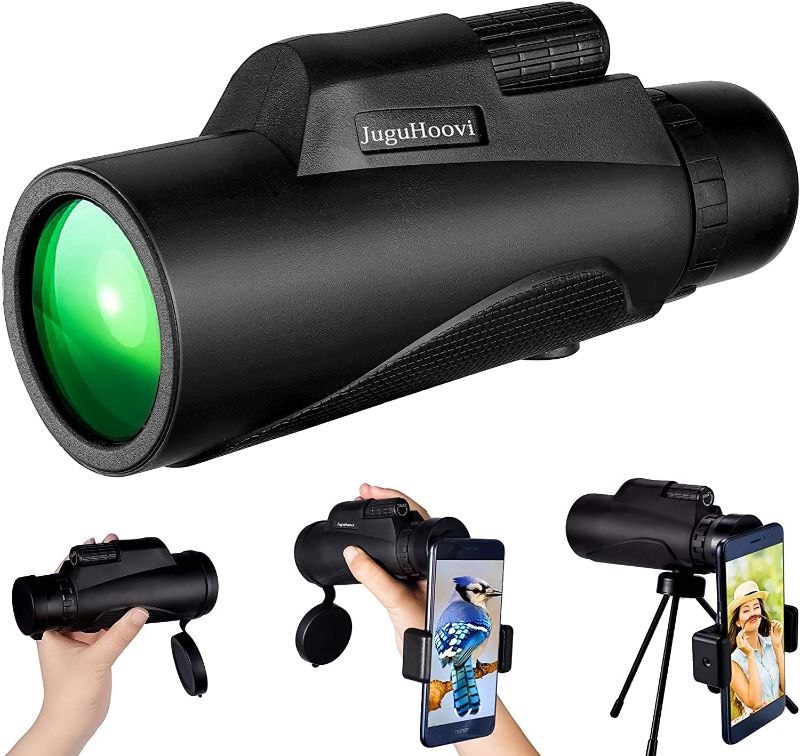 Photo 1 of Monocular 12x50 High Power Monocular for Smartphone with Tripod Holder BAK4 Prism Waterproof