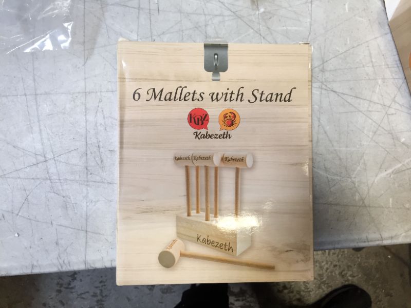 Photo 1 of 6 Pc Wooden Mallet Set 