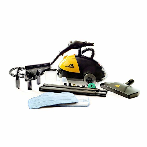 Photo 1 of McCulloch 1500W Multipurpose Heavy-Duty Canister Steam Cleaner w/ 18 Accessories