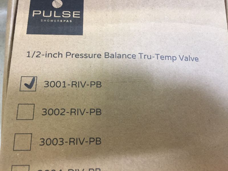 Photo 1 of Pulse Tru-Temp Pressure Balanced Valve Trim Only with Single Lever Handle