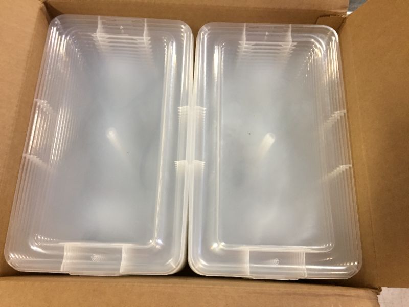 Photo 2 of IRIS 5 Quart Clear Storage Box, 20 Pack