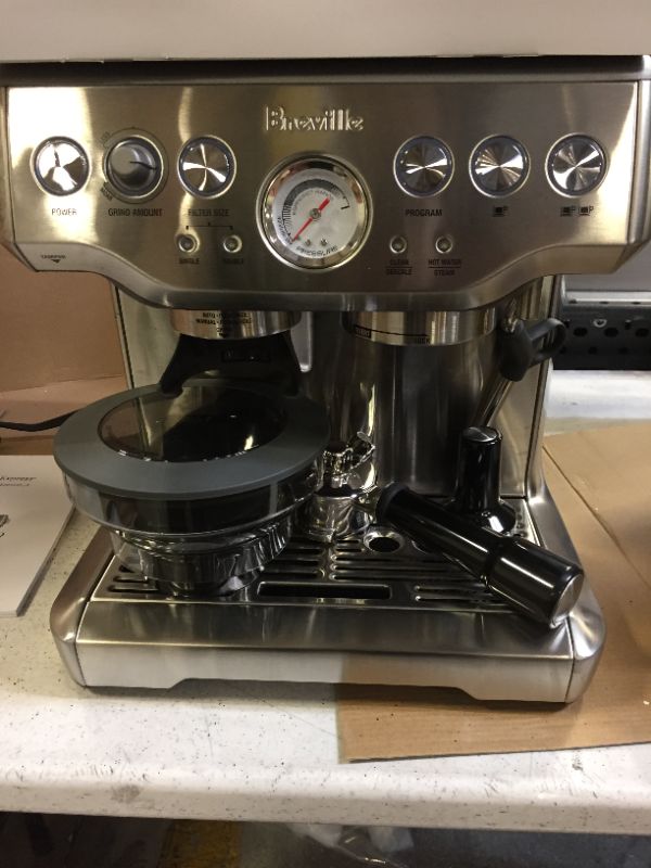 Photo 4 of Breville BES870XL Barista Express Espresso Machine, Brushed Stainless Steel

