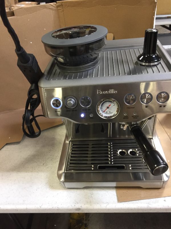 Photo 5 of Breville BES870XL Barista Express Espresso Machine, Brushed Stainless Steel
