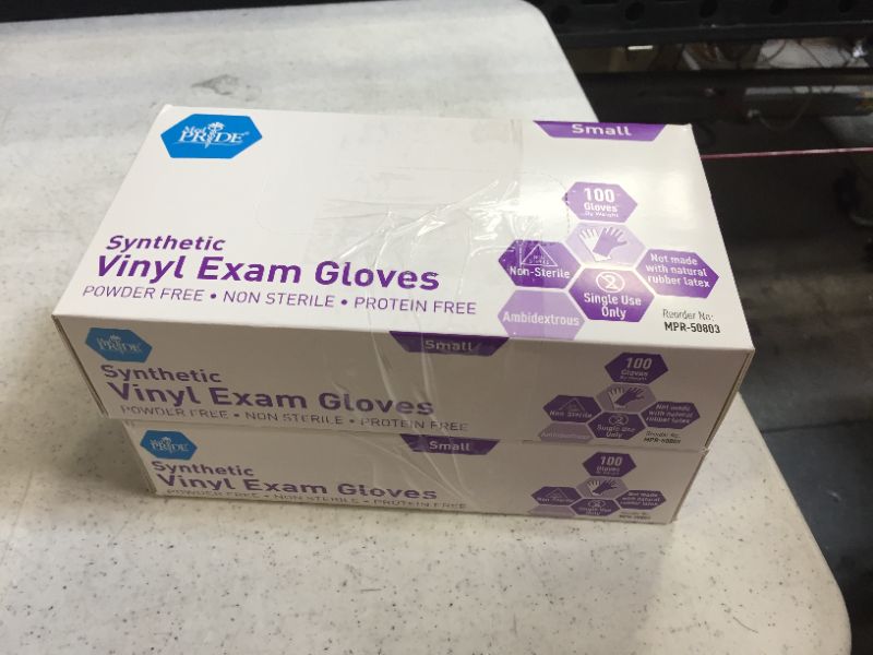 Photo 2 of 2 PACK Medpride Synthetic Nitrile-Vinyl Blend Exam Glove