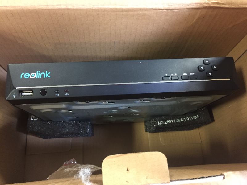 Photo 2 of REOLINK 4K PoE NVR 8 Channel Pre-Installed 2TB Hard Drive 4K/5MP/4MP HD 24/7 Video Surveillance Home Security Camera System, Up to 12TB HDD Capacity, RLN8-410
