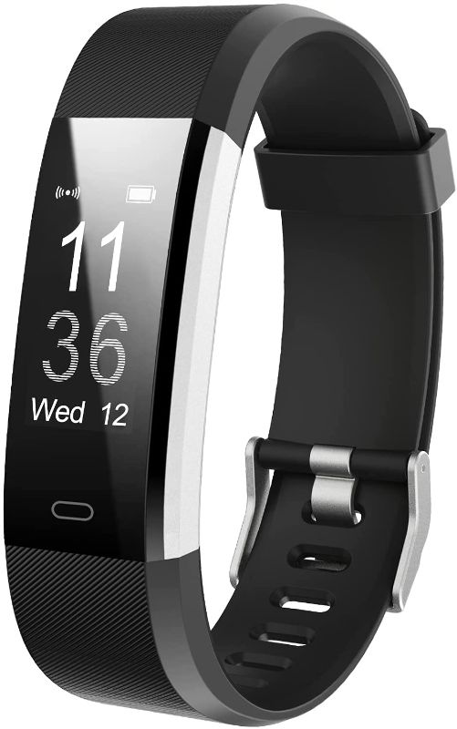 Photo 1 of Fitness Tracker HR, Activity Tracker Watch with Heart Rate Monitor, Waterproof Smart Fitness Band with Step Counter, Calorie Counter, Pedometer Watch for Women and Men 5 pack (colors may very)