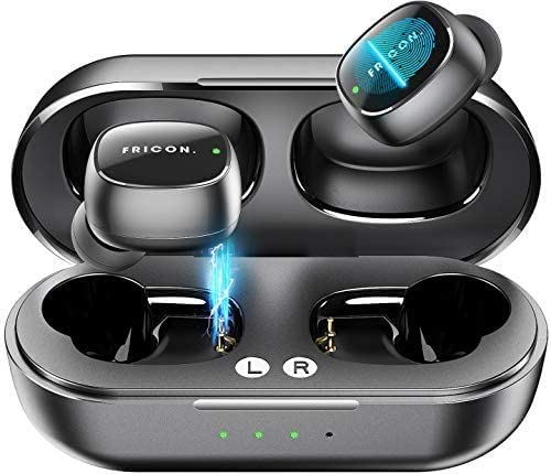 Photo 1 of 2PACK 
Wireless Earbuds Bluetooth Headphones for Sports with Charging Case HD Stereo True Wireless Sport in-Earphones Builtin Mic 5 Hours Playtime Black

