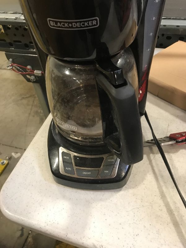 Photo 3 of BLACK+DECKER 12 Cup Programmable Coffee Maker - Black CM1110B