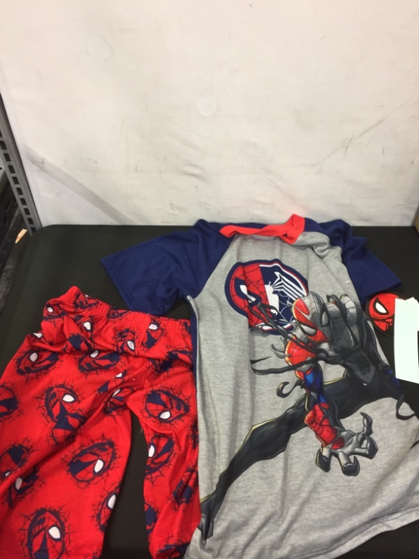 Photo 2 of Boys' Marvel Spider Venom 2pc Pajama Set - Navy/Red XL