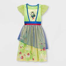 Photo 1 of Girls' Disney Princess Mulan Nightgown - Green S