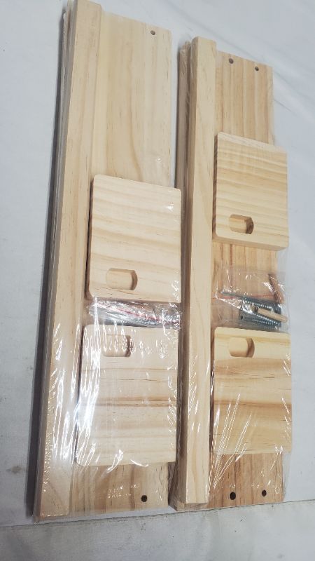 Photo 1 of 2PCS SET WOODEN SHELVES