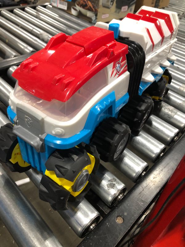 Photo 2 of PAW Patrol, Dino Rescue Dino Patroller Motorized Team Vehicle with Exclusive Chase and T. Rex Figures
