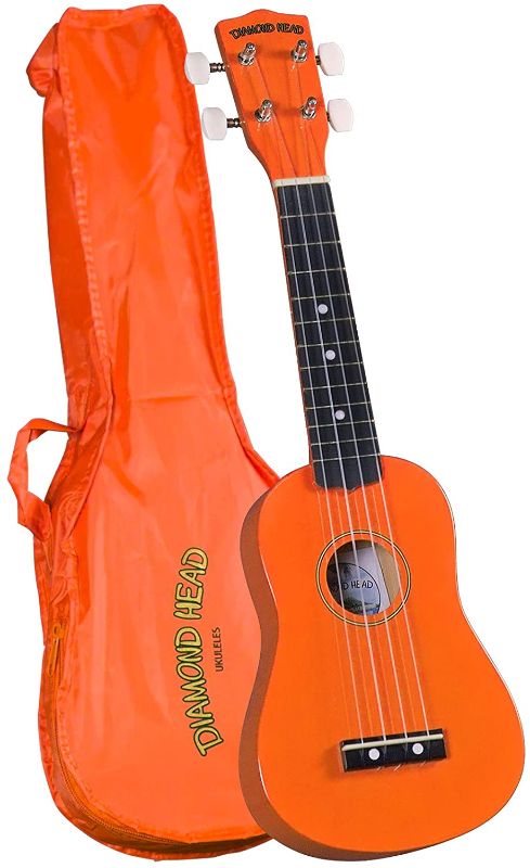 Photo 1 of Diamond Head DU-103 Rainbow Soprano Ukulele - Orange