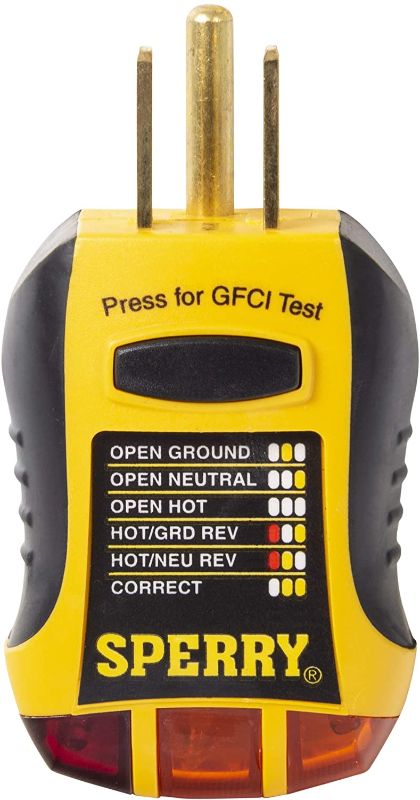 Photo 1 of Sperry Instruments STK001 Non-Contact Voltage Tester (VD6504) & GFCI Outlet