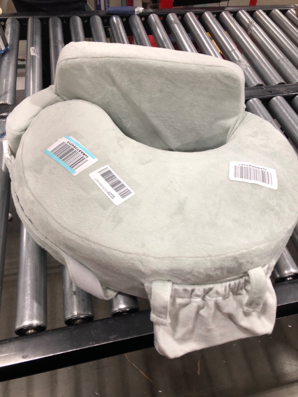 Photo 1 of My Brest Friend Breastfeeding Pillow Machine Washable Breastfeeding Cushion Cover light grey/green