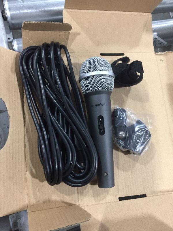 Photo 2 of Amazon Basics Dynamic Vocal Microphone – Cardioid
