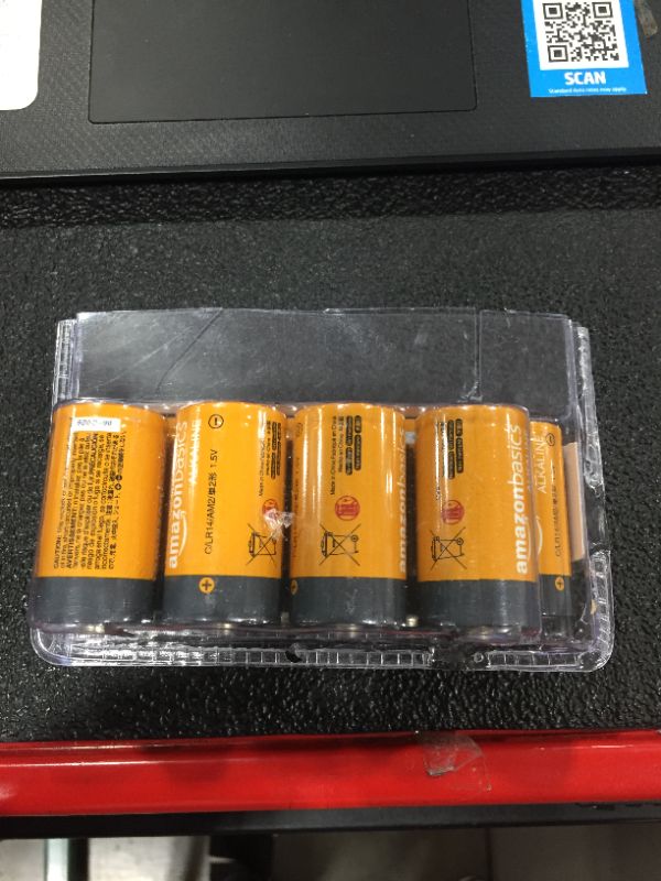Photo 3 of Amazon Basics 8 Pack C Cell All-Purpose Alkaline Batteries, 5-Year Shelf Life
