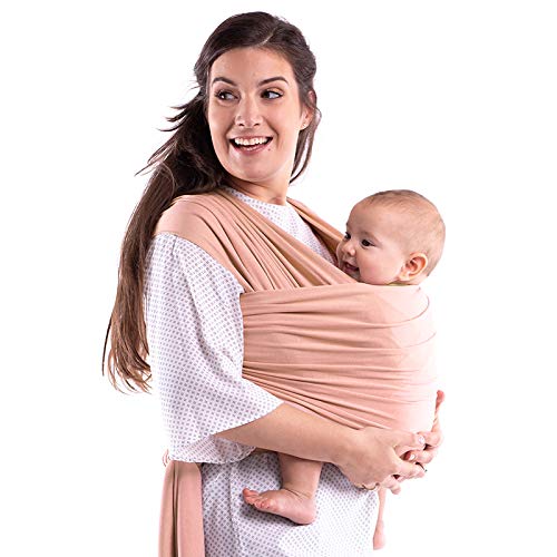 Photo 1 of Boba Wrap Baby Carrier, Serenity Bloom - Original Stretchy Infant Sling, Perfect for Newborn Babies and Children up to 35 lbs