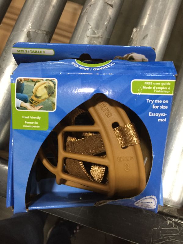 Photo 2 of Baskerville Ultra Dog Muzzle Dogs, Prevents Chewing and Biting, Basket Allows Panting and Drinking-Comfortable, Humane, Adjustable, Lightweight, Durable size 3