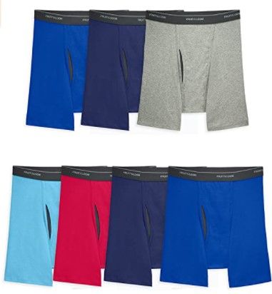 Photo 1 of Fruit of the Loom Men's Coolzone Boxer Briefs (Assorted Colors) medium