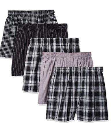 Photo 1 of Gildan Platinum Men's Woven Boxer 5-Pack