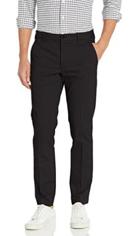 Photo 1 of IZOD Men's Slim Fit Advantage Performance Stretch Flat Front Chino Pant 38wx30L