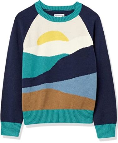 Photo 1 of Amazon Essentials Boys and Toddlers' Pullover Crewneck Sweater size xl 12