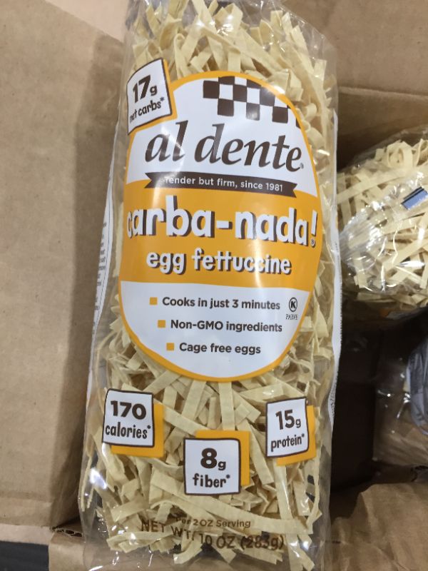 Photo 1 of Al Dente Carba-Nada Egg Fettuccine, 10-Ounce Bags (Pack of 6)