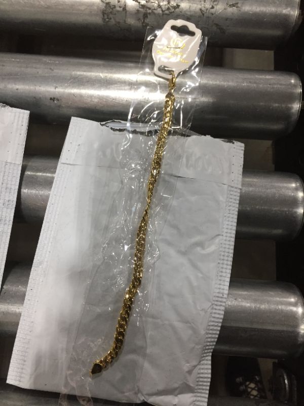 Photo 1 of 15 pack gold colored bracelet, 8"