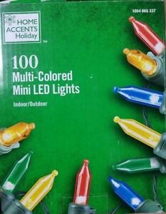 Photo 1 of 100 Light LED Multi-Color Smooth Mini Constant Christmas L9100206MU01
