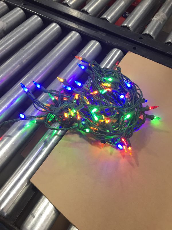 Photo 2 of 100 Light LED Multi-Color Smooth Mini Constant Christmas L9100206MU01
